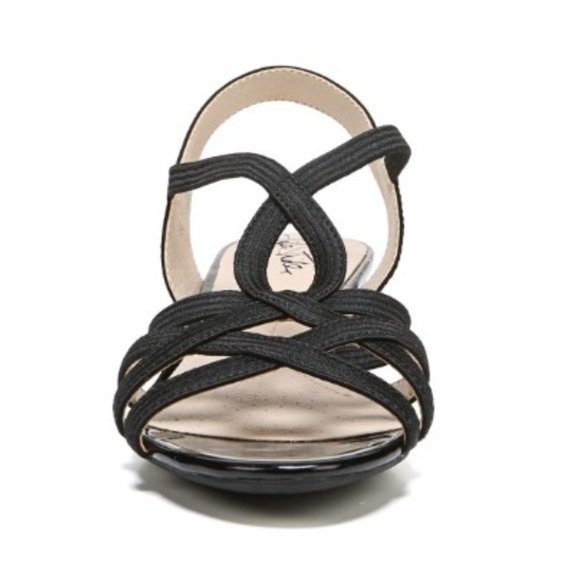 LIFESTRIDE Yaya Strappy Dress Sandals Black  9.5  Shoes - Picture 8 of 15